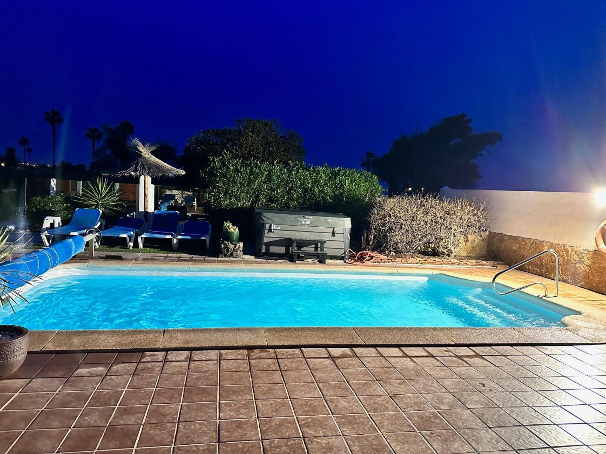 Casa Piedra, Luxury Family Front Line Golf, Hot Tub,Pool Table, 8 Pers, Caleta De Fuste Villa Екстериор снимка